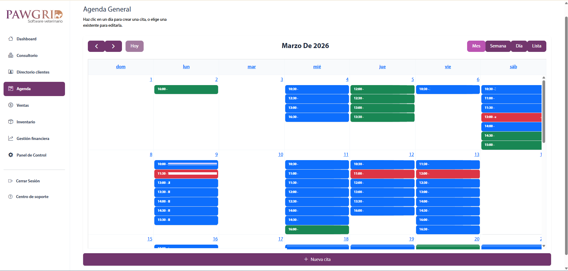Dashboard Administrativo
