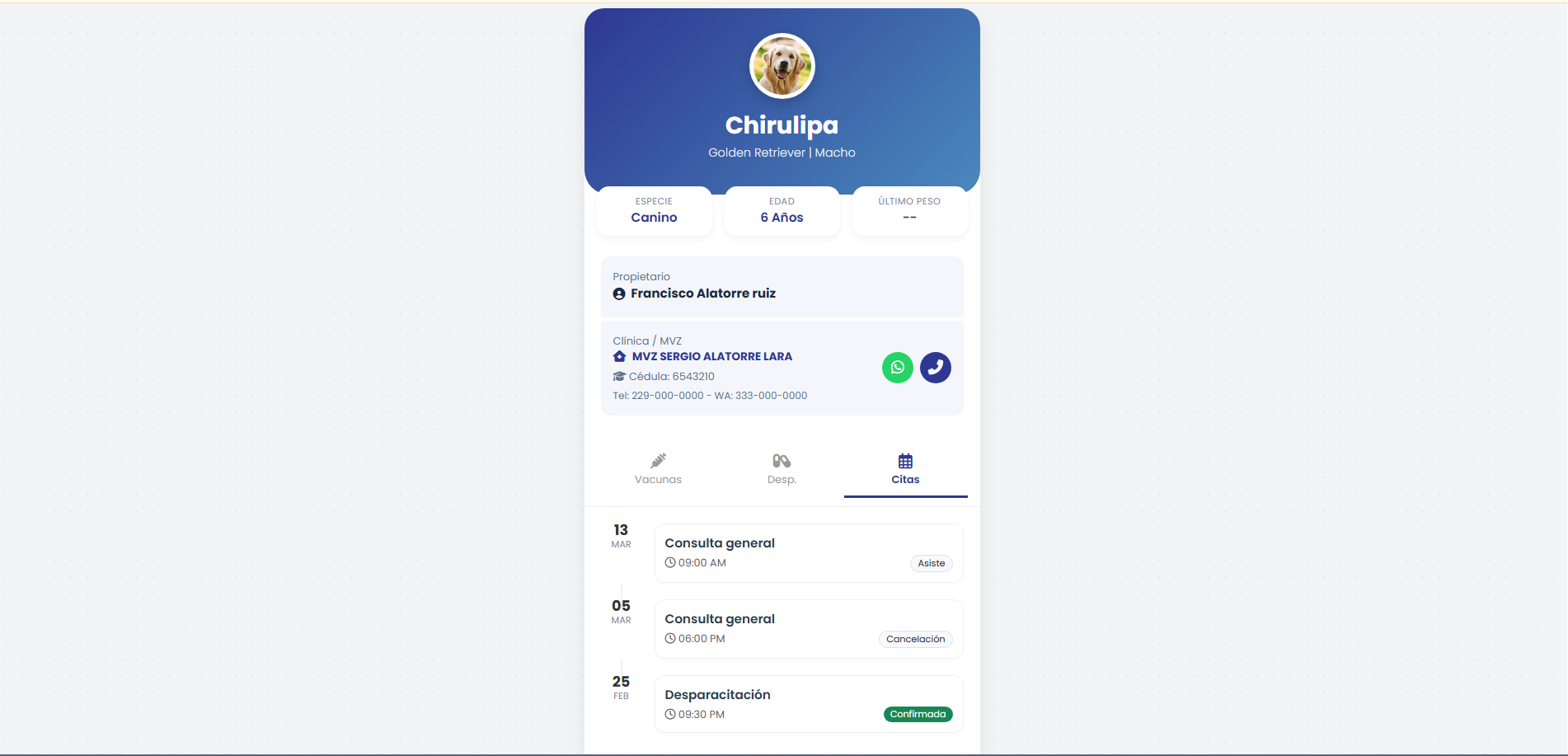 Dashboard Administrativo
